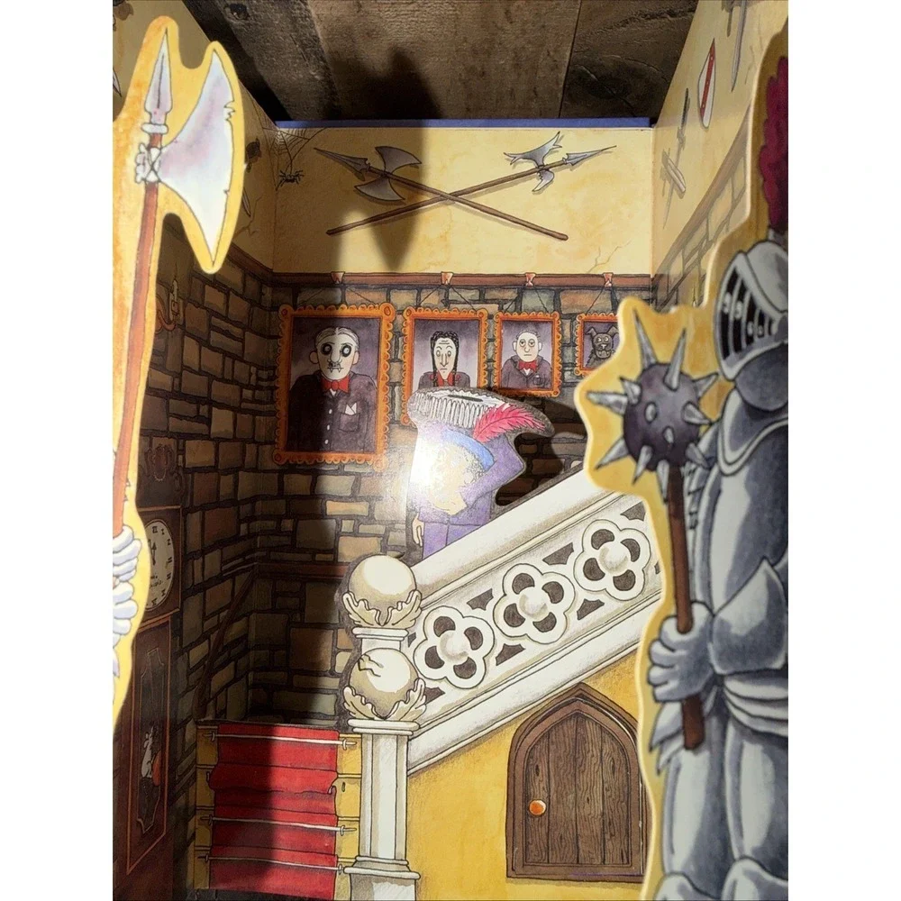 Ghostorama 3-D Diorama Pop-Up Haunted Halloween Castle Book Game Vintage‎ 1998